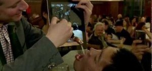 Bière servie à l'aide du iPad 3 !